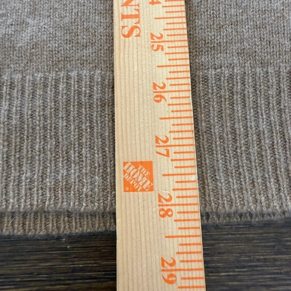 J. Crew Relaxed midweight cashmere V-neck sweater XL - Picture 7 of 12